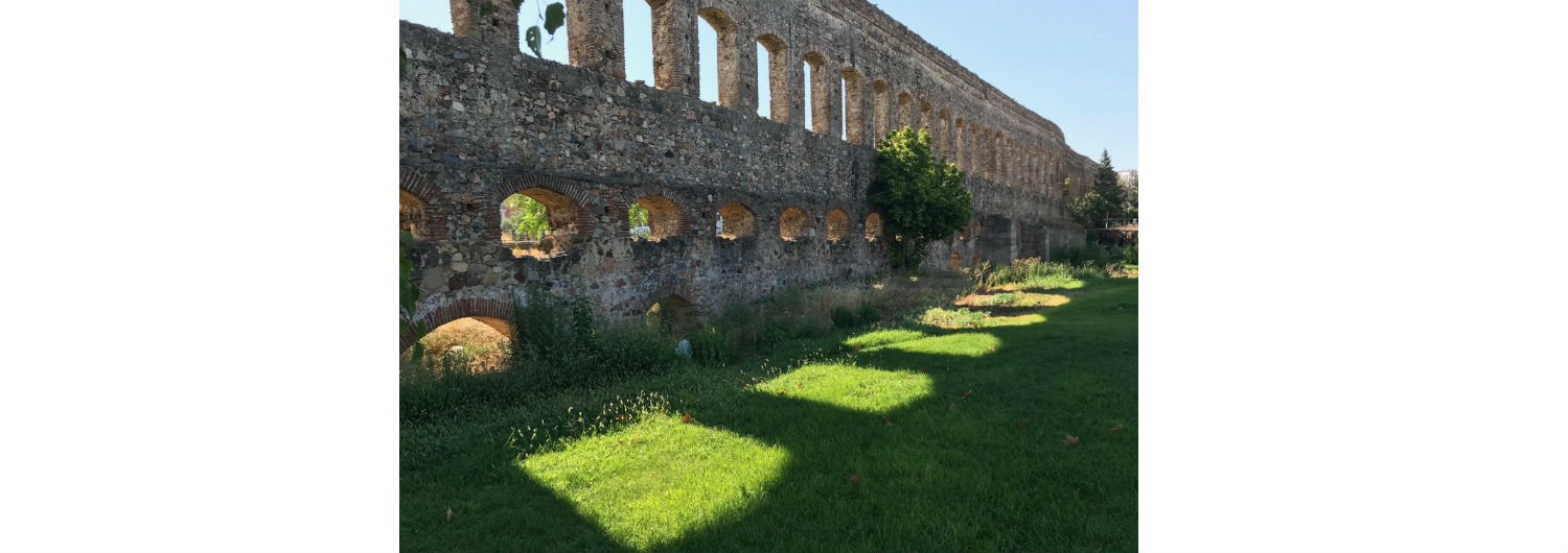 Roman aqueduct in Merida